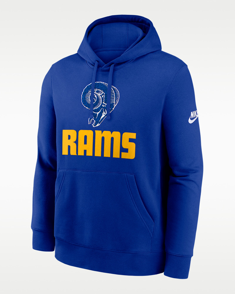 Los Angeles Rams Best Season Rewind Club Men's Nike NFL Pullover Hoodie 1