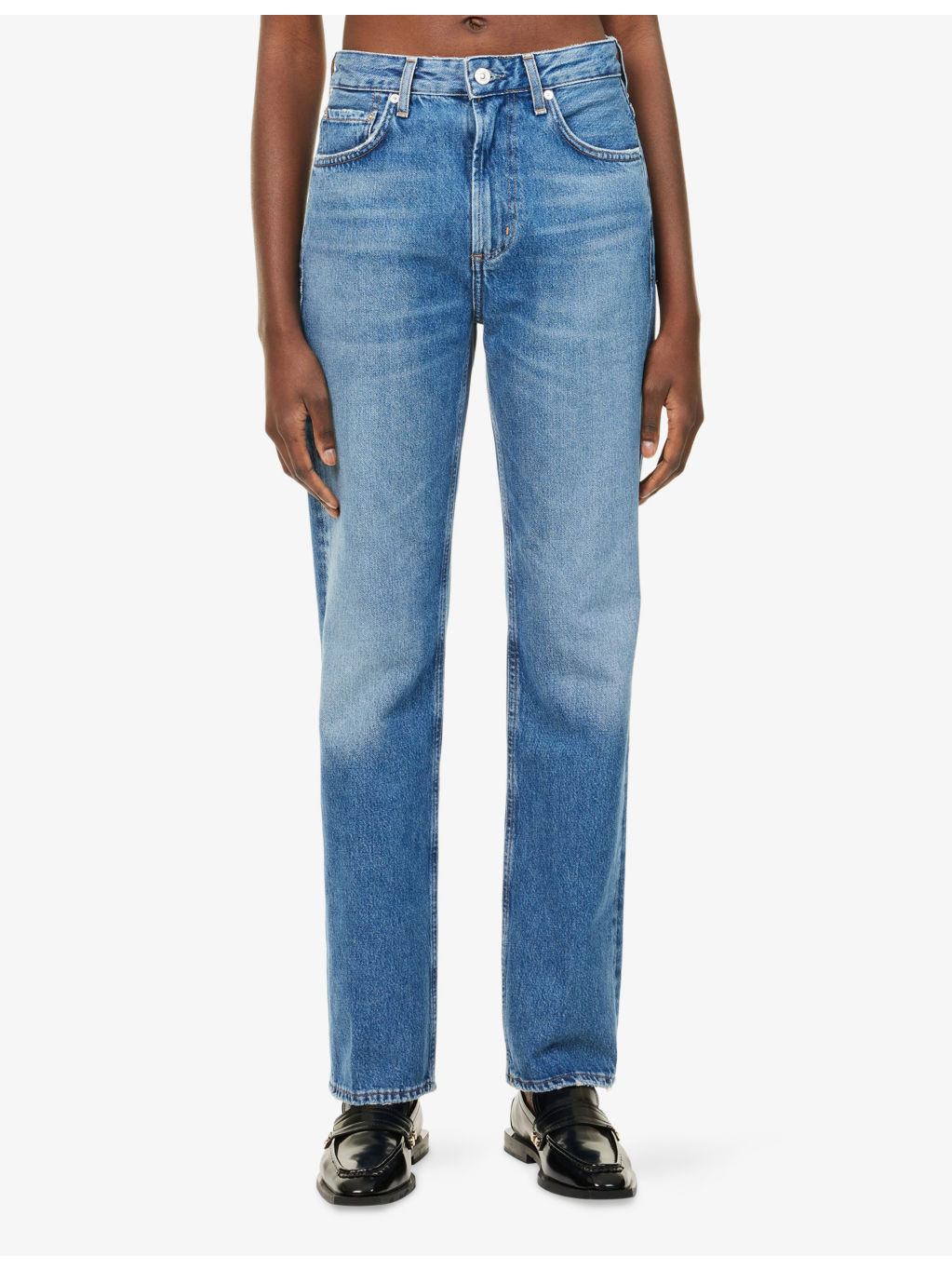 Zurie Straight-Leg Denim Jeans - 3