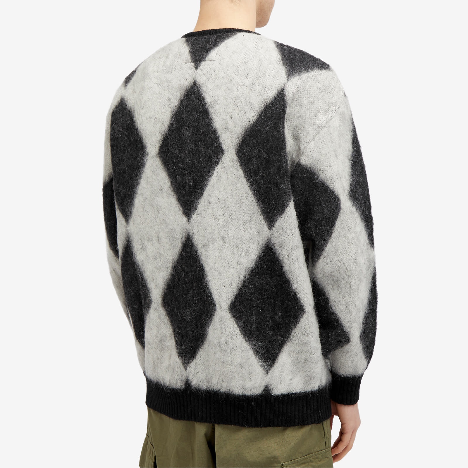 Wacko Maria Diamond Mohair Cardigan