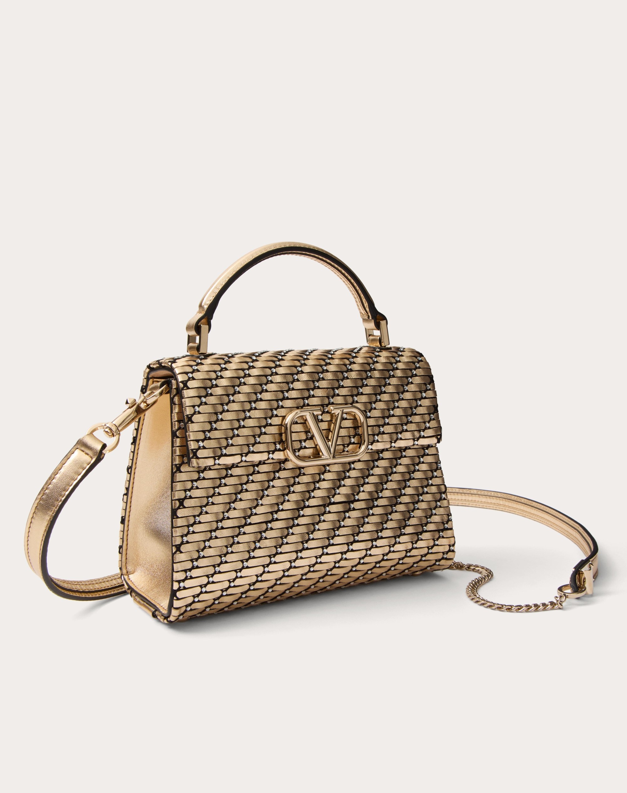 VALENTINO GARAVANI VSLING MINI WOVEN HANDBAG - 6