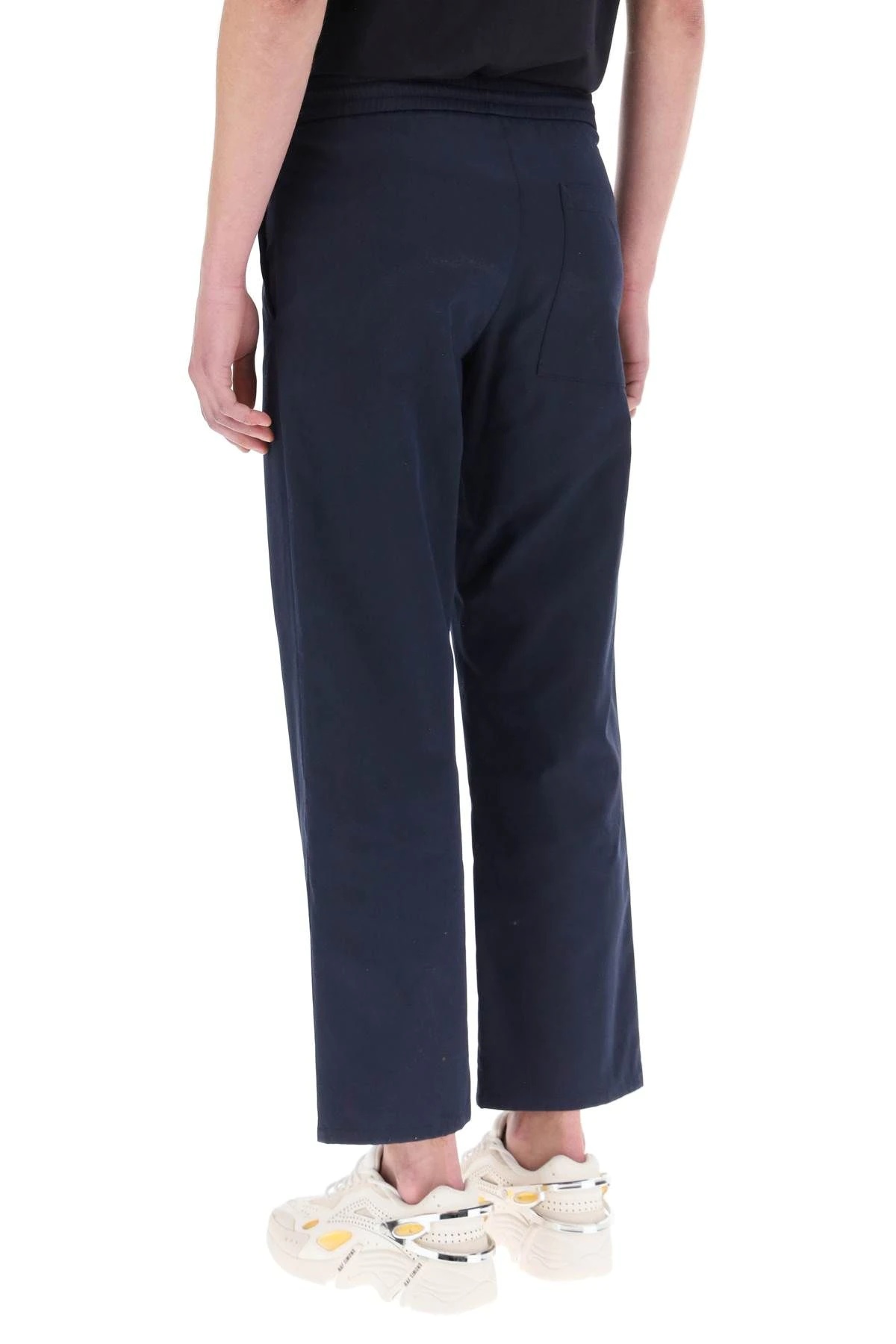 RESINED COTTON TROUSERS - 4