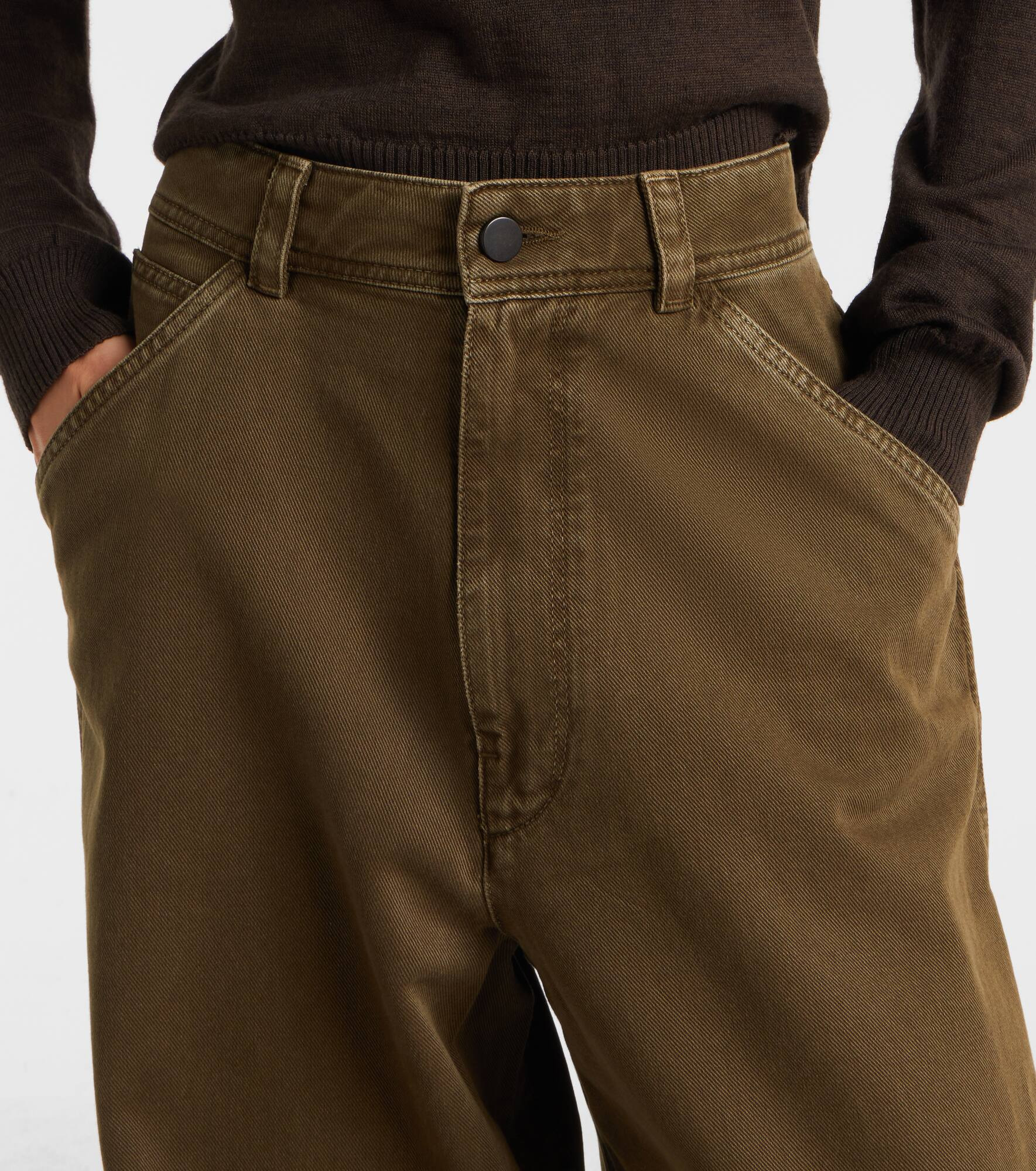 High-rise wide-leg jeans - 4