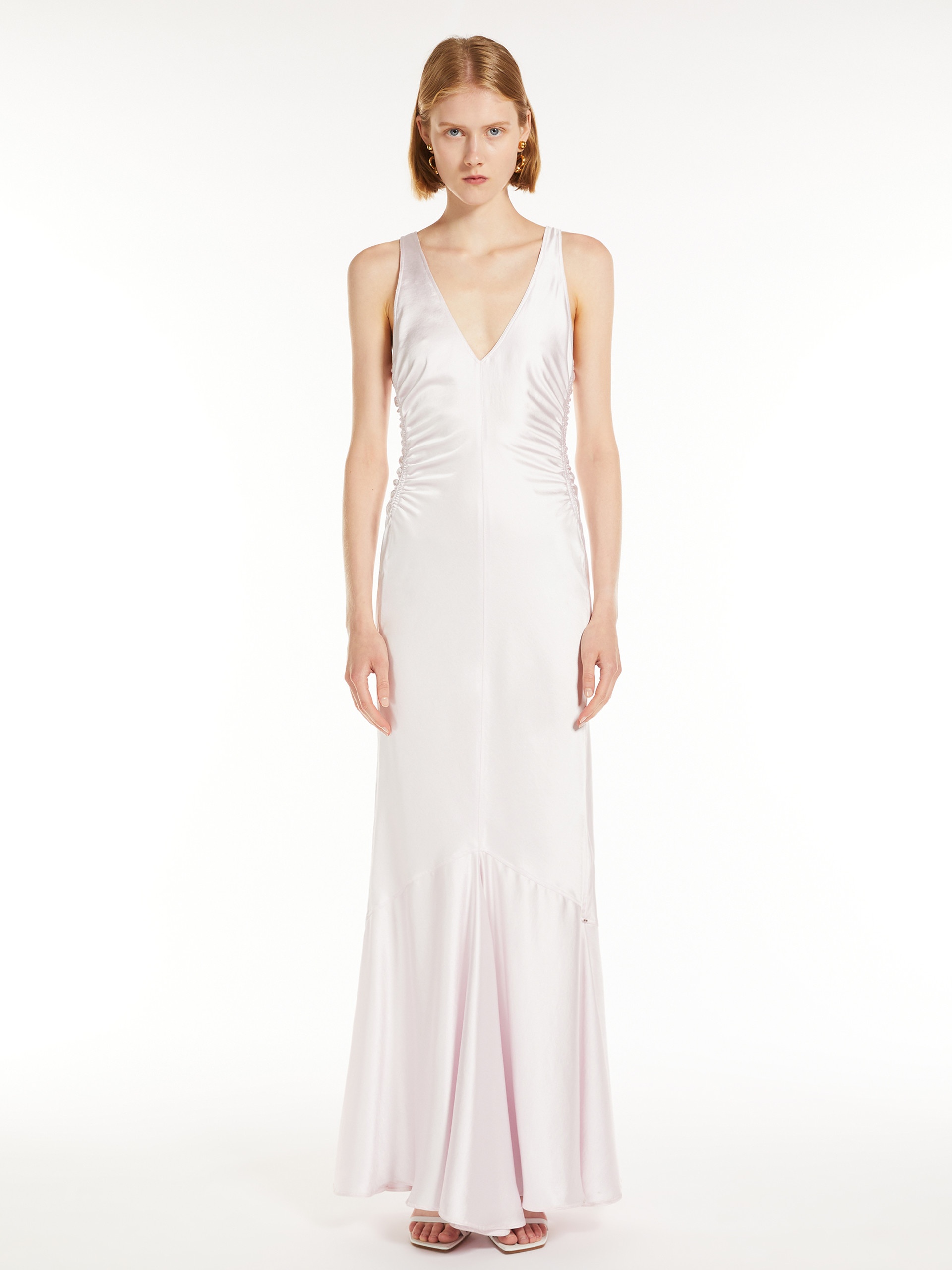 KATIA Long satin dress - 3