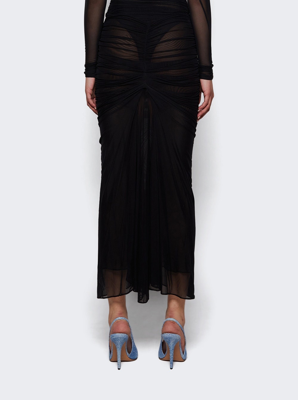 Off The Shoulder Bodysuit Black - 5