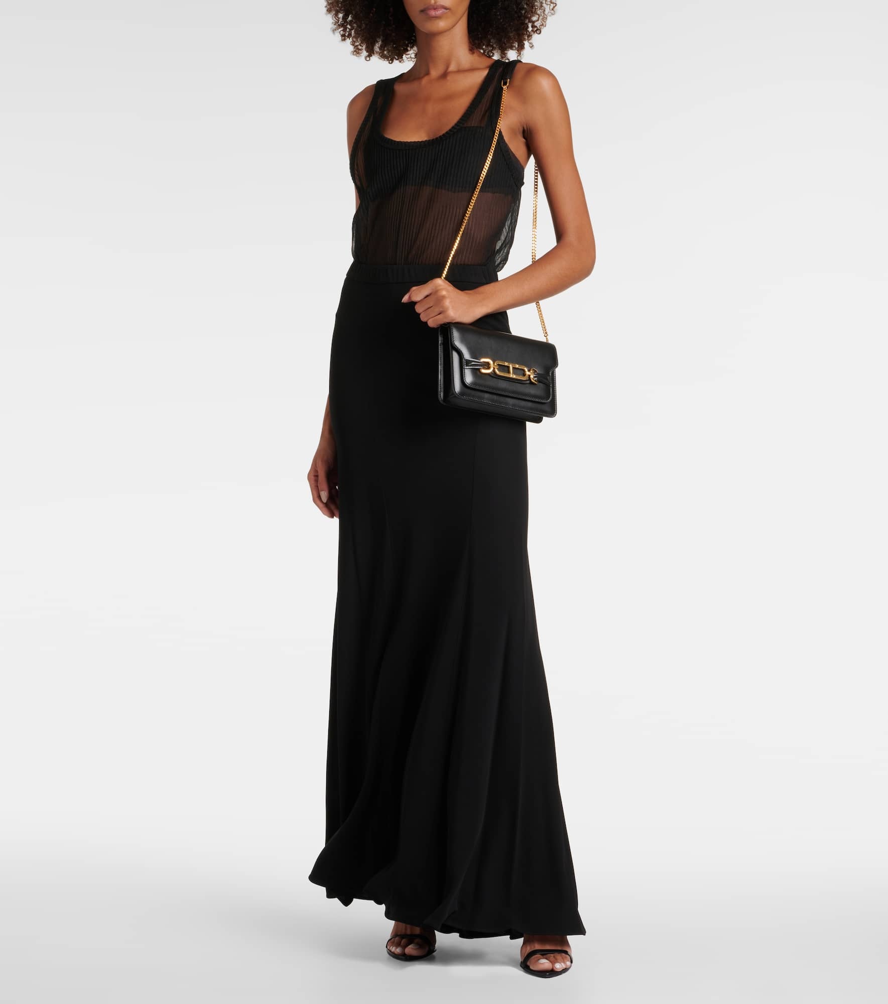 High-rise jersey maxi skirt - 2