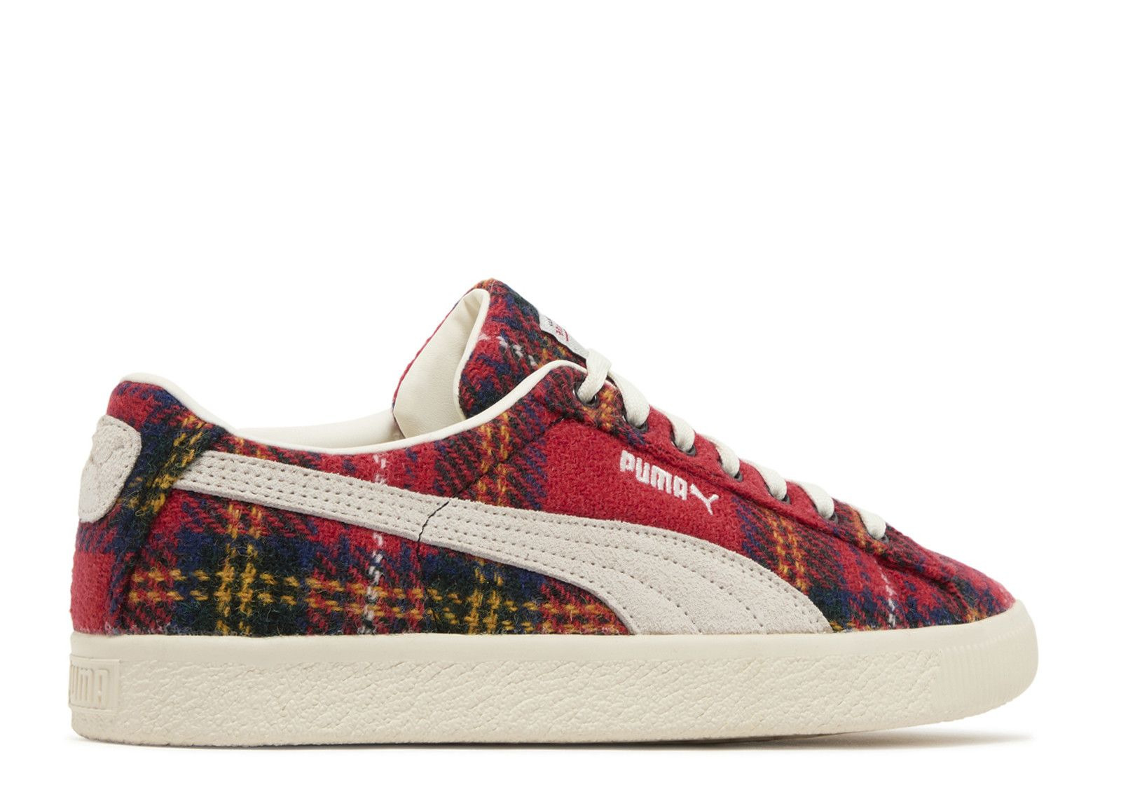 HARRIS TWEED X SUEDE VINTAGE 'TARTAN - RED' - 3