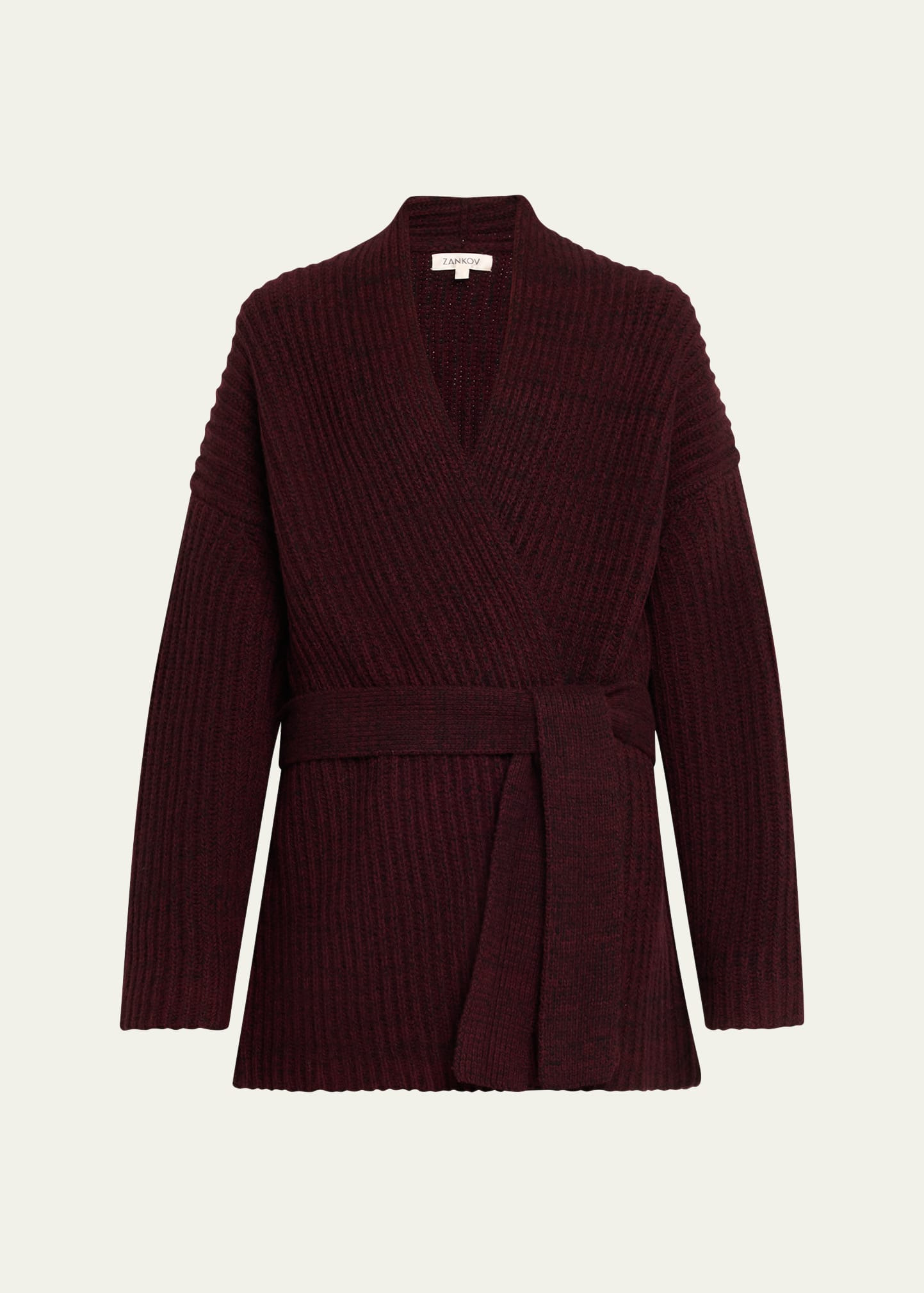 Paulina Wool Wrap Cardigan - 1