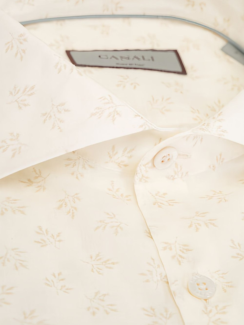 Canali botanical print floral shirt outlook