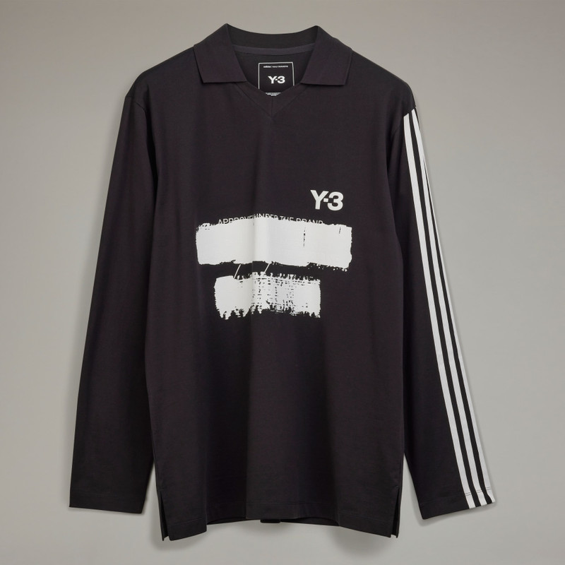 Y-3 그래픽 로고 긴 소매 티 1
