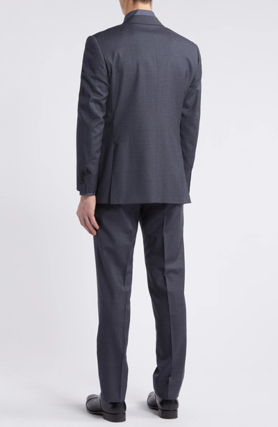 Canali Siena Regular Fit Shadow Plaid Wool Suit outlook