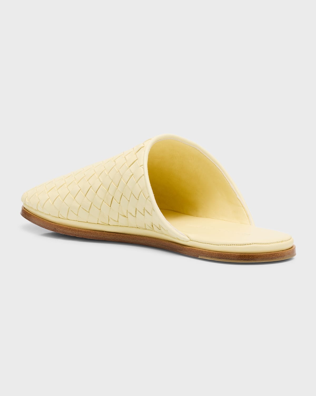 Intrecciato Woven Leather Mule Slippers - 4