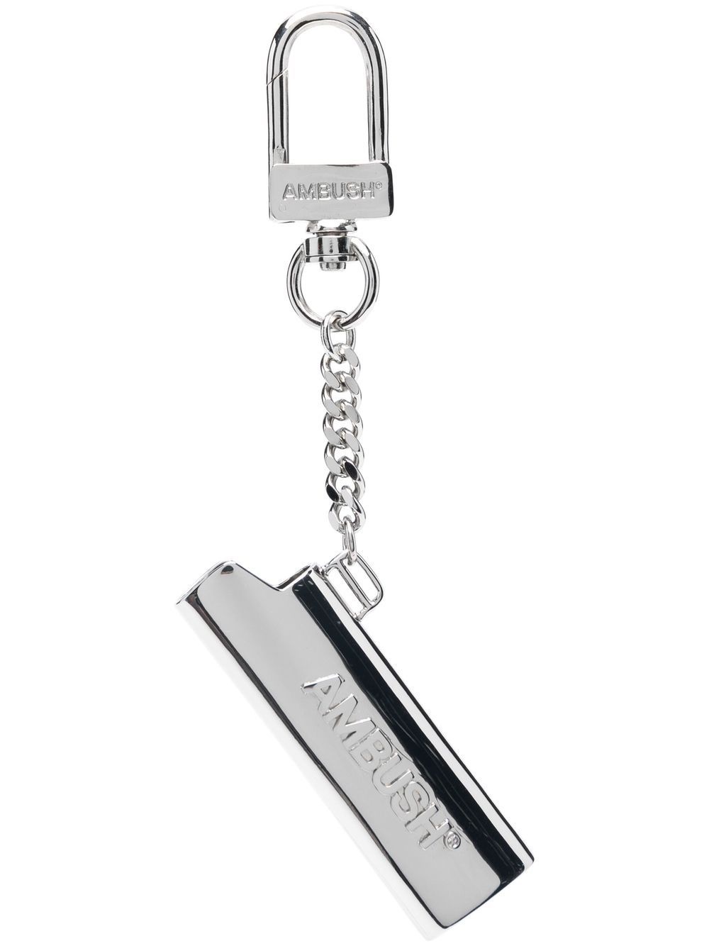 Lighter Case logo-engraved keyring - 1