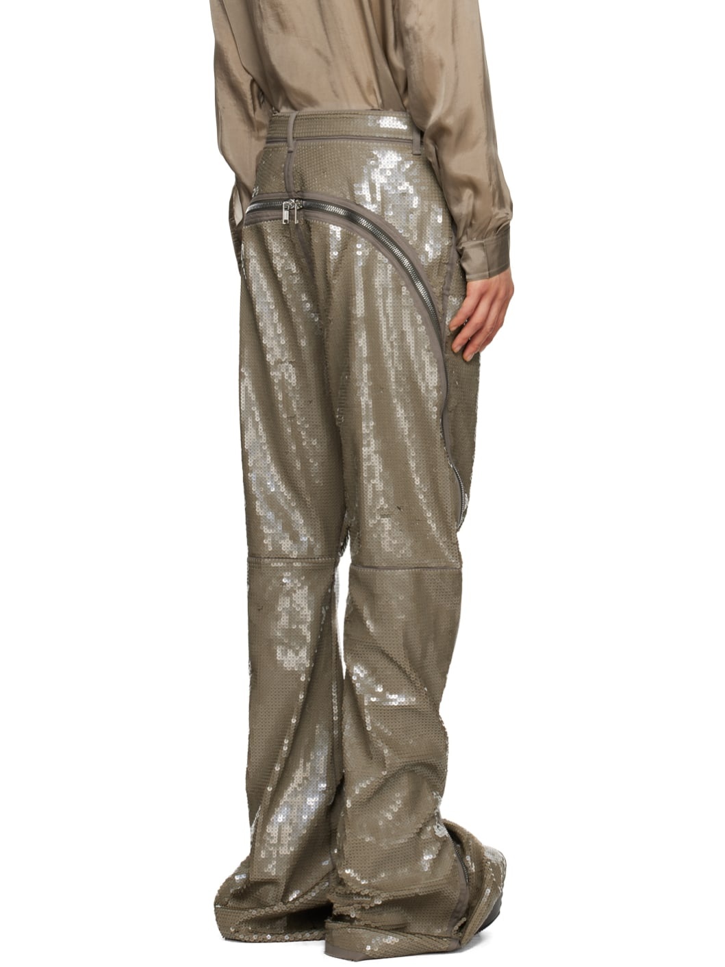 Gray Bolan Banana Trousers - 3
