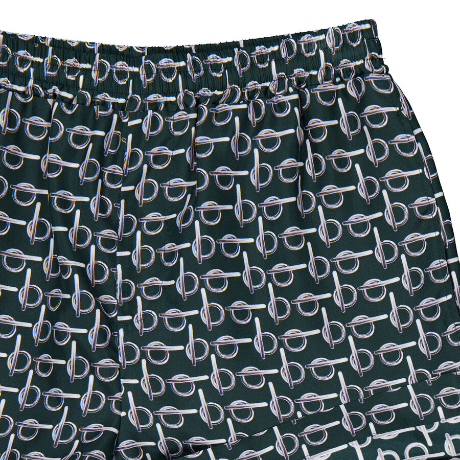 Burberry All-Over B-Print Silk Shorts - 2