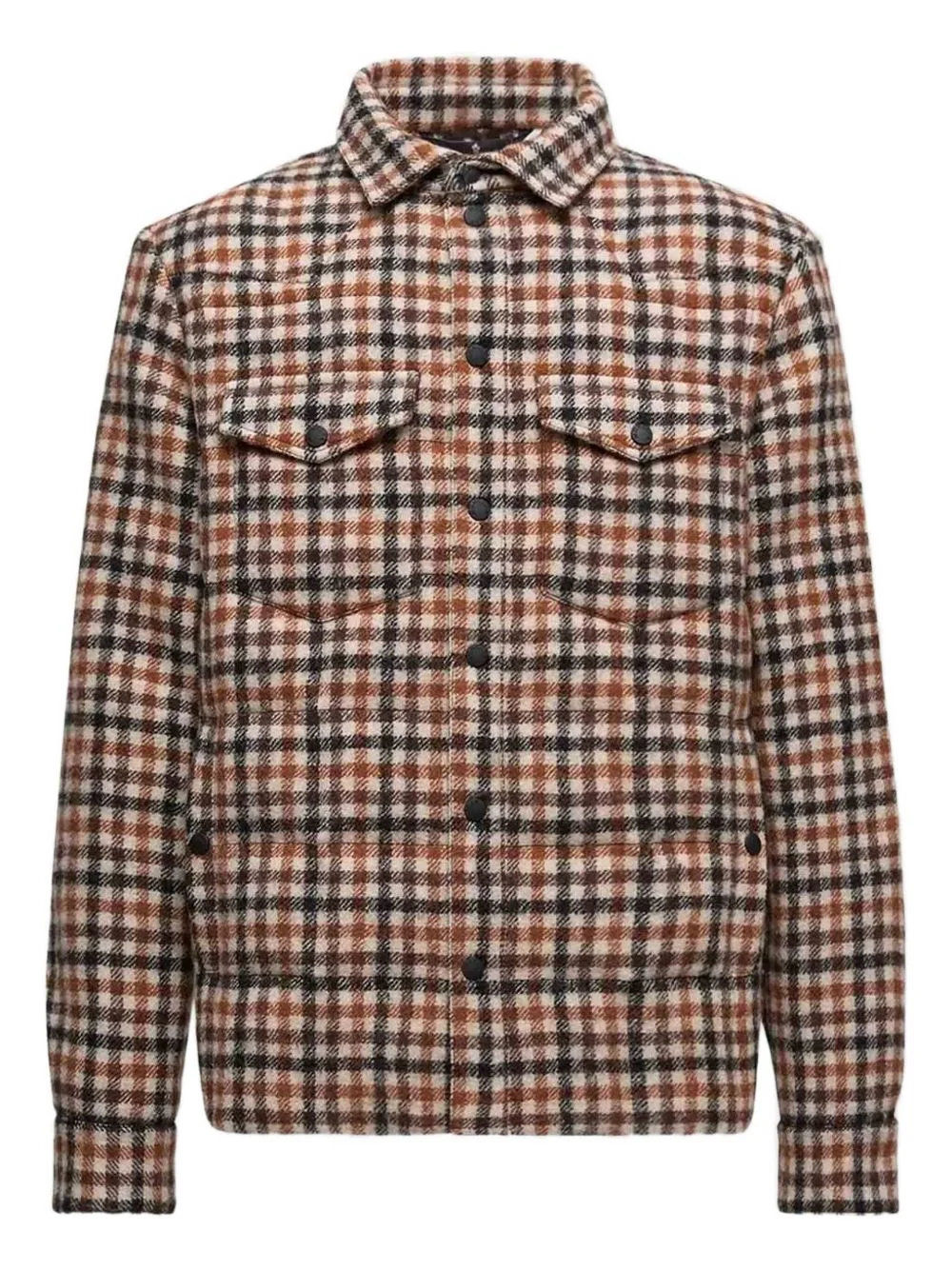 Gelt wool padded shirt jacket - 1