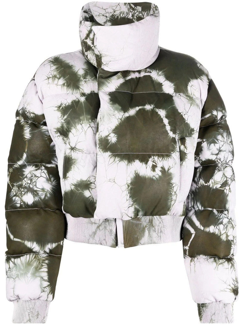 tie-dye puffer jacket 1