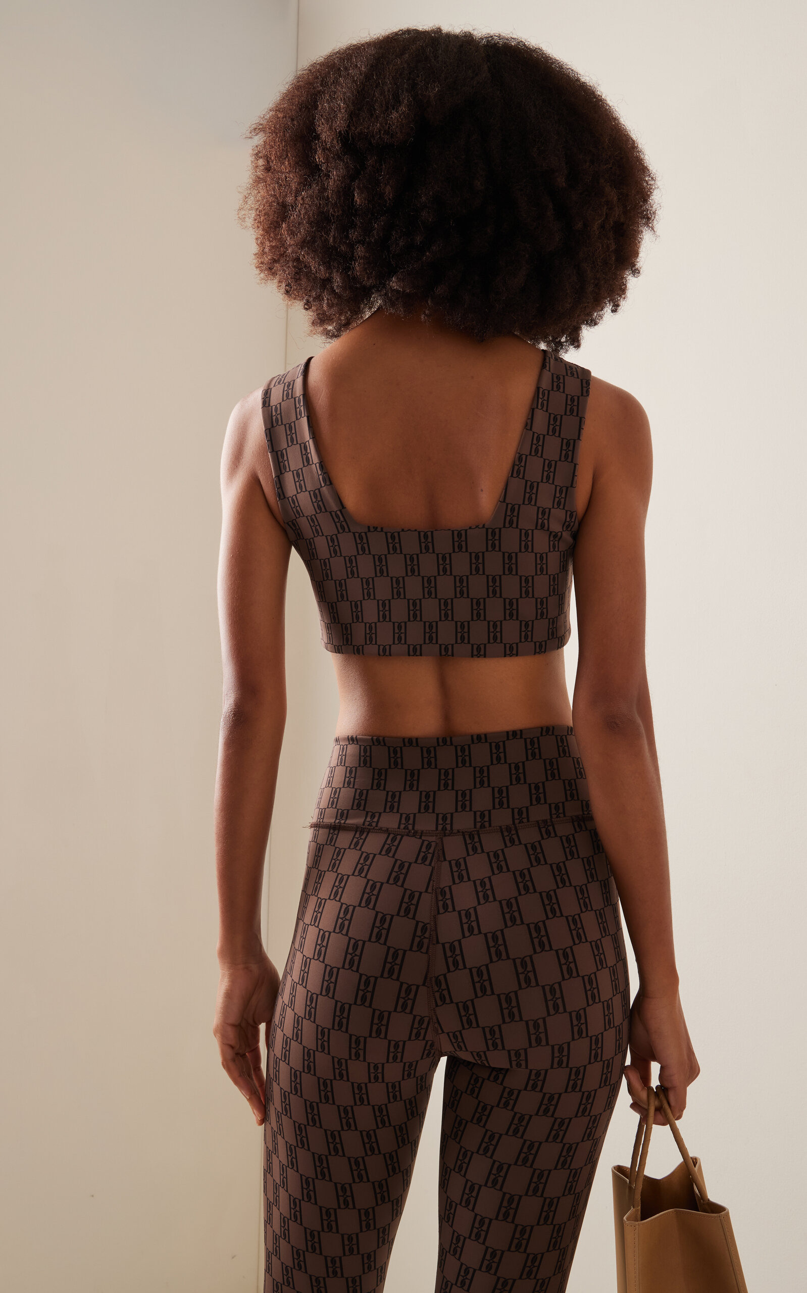 Braga Logo-Knit Crop Top brown - 4