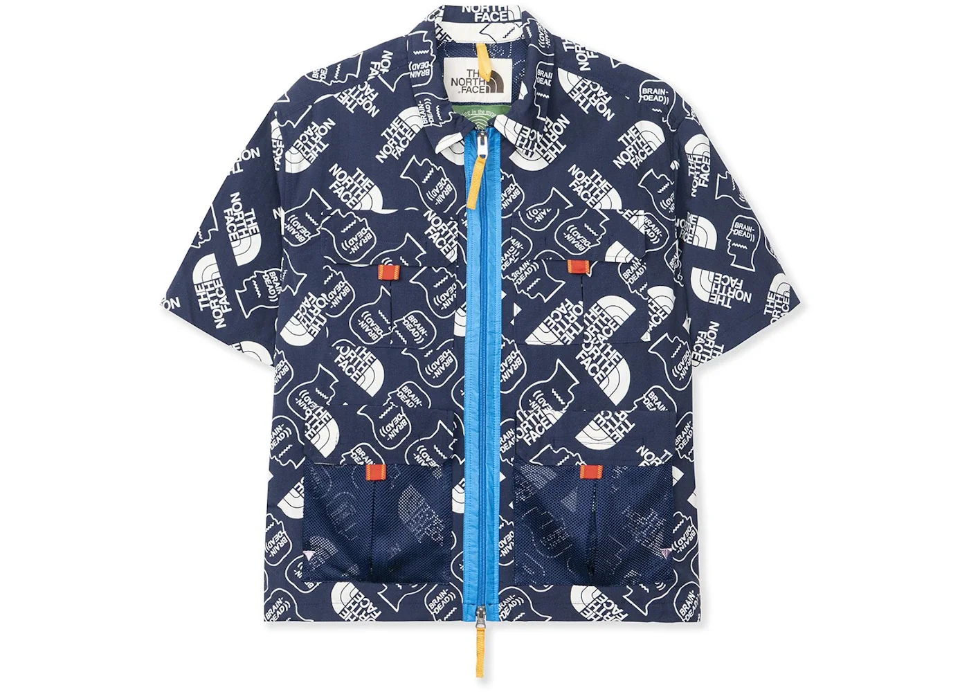The North Face x Brain Dead Boxy Mountain Shirt Navy - 1