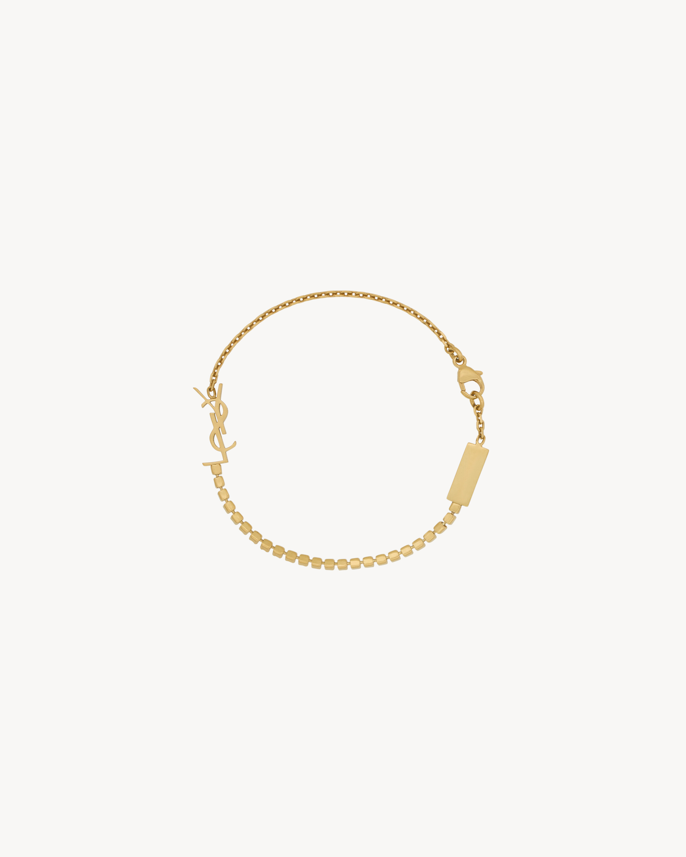 cassandre charm bracelet in metal and rhinestone - 2