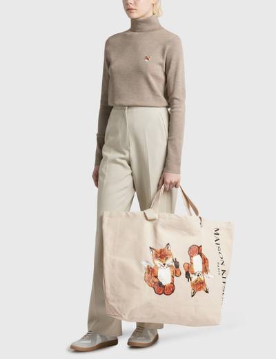 Maison Kitsuné FOX HEAD PATCH FITTED TURTLENECK outlook