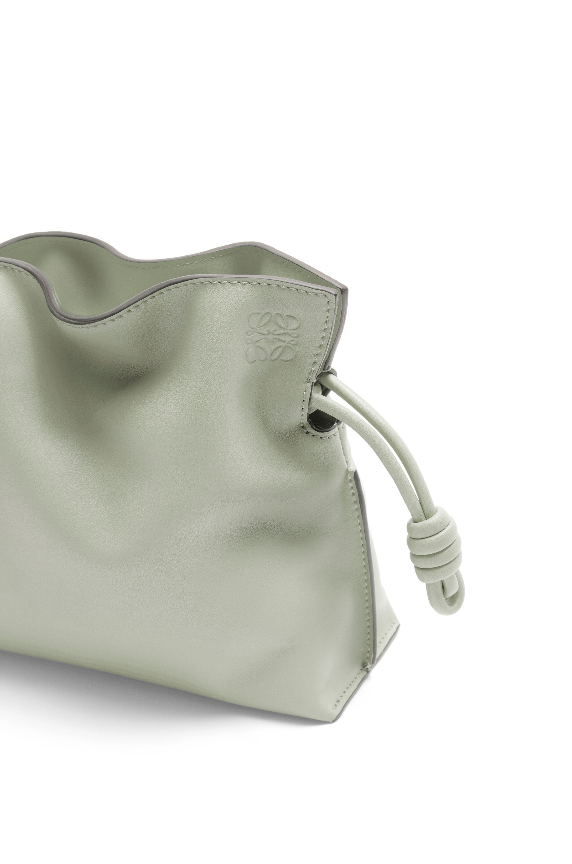 Mini Flamenco clutch in nappa calfskin - 8