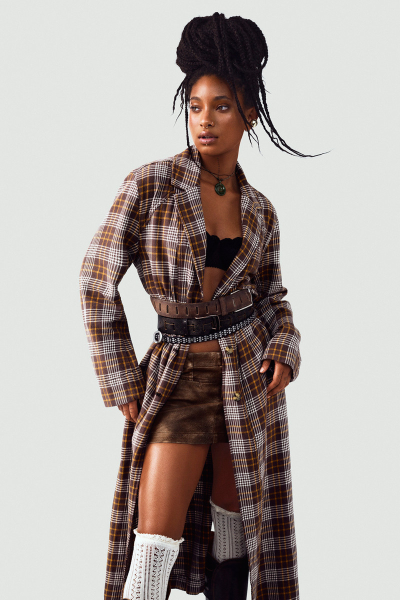 We The Free Monique Plaid Denim Duster 4