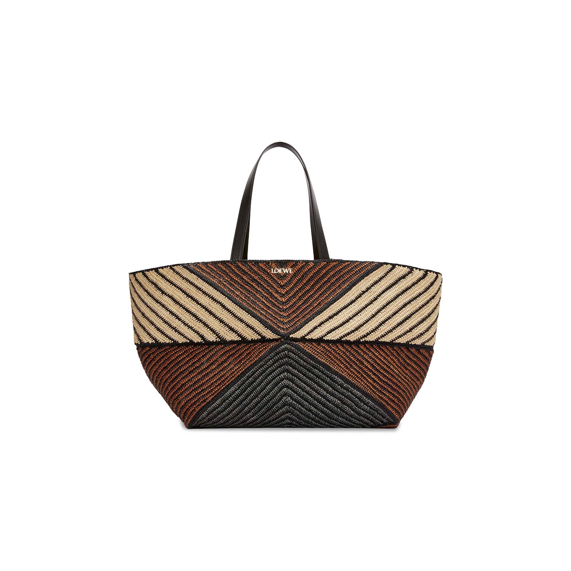 Loewe Puzzle Fold Tote XL 'Natural/Honey Gold' - 1