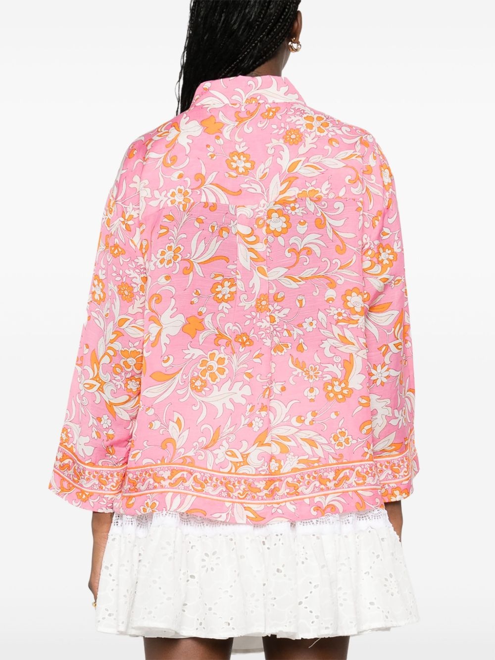 floral-print shirt - 4