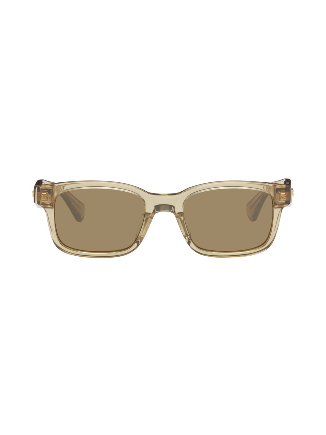 Brown Square Sunglasses - 1