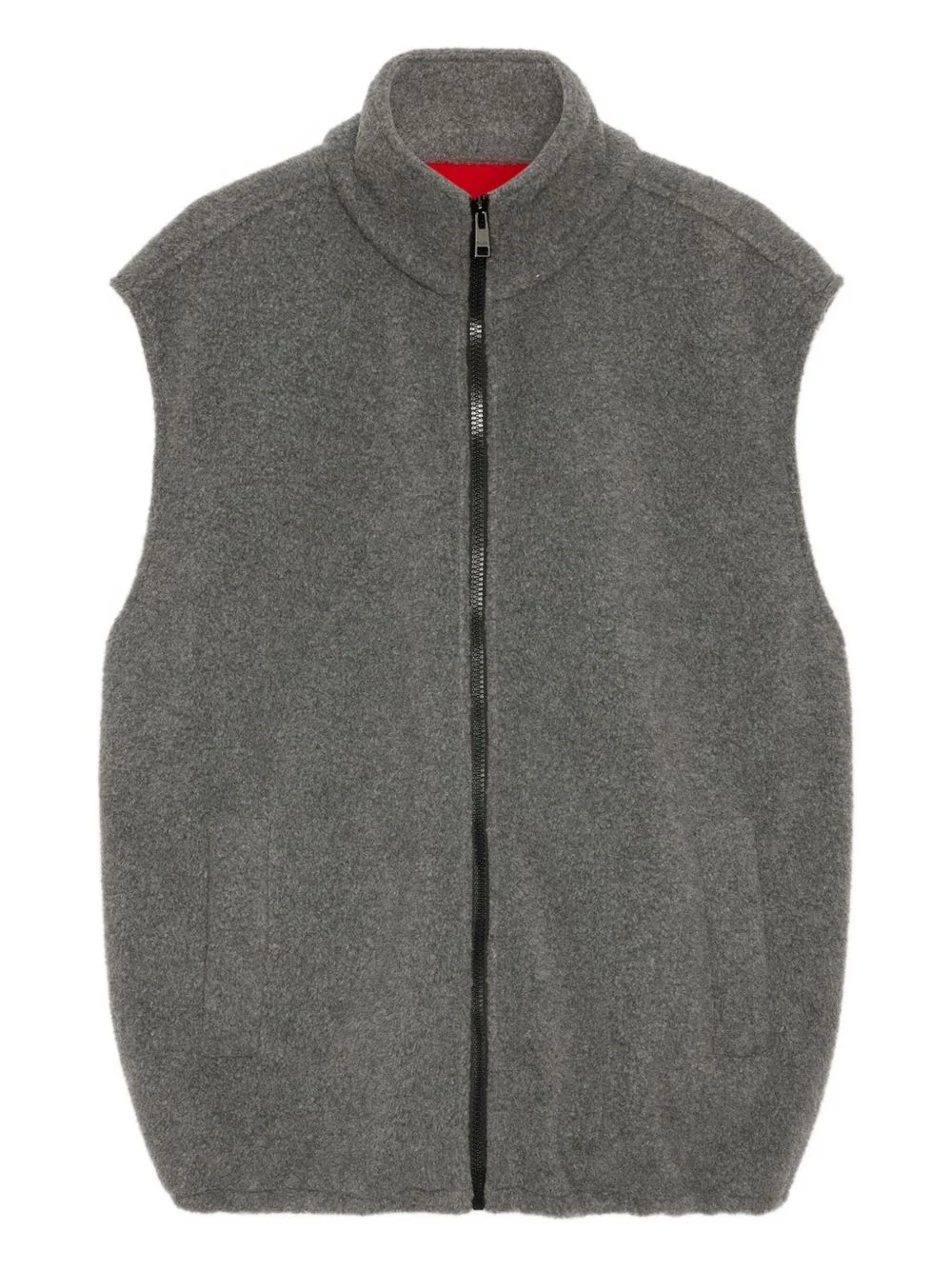 zip-fastening gilet - 1