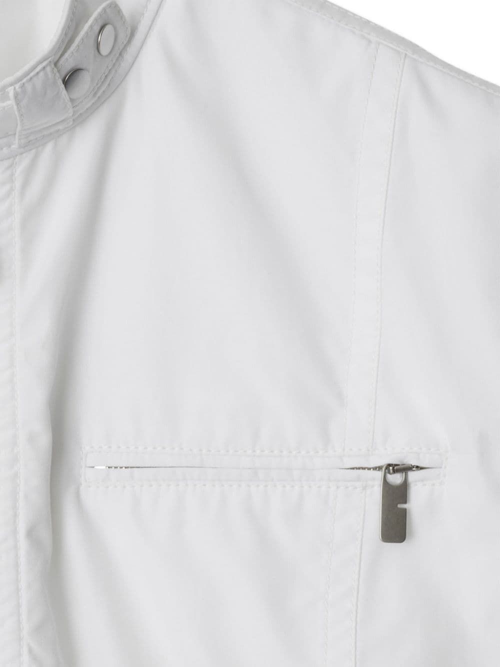 half-zip cotton tank top - 5