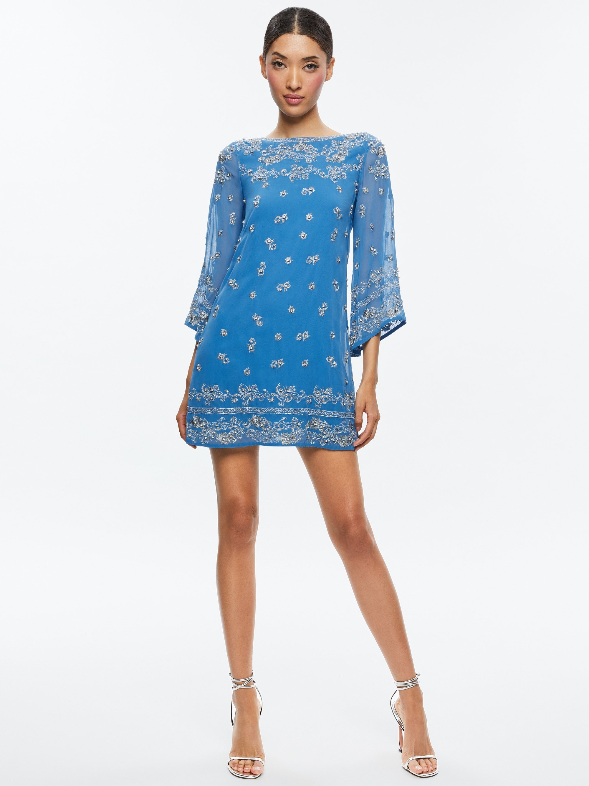 ELEONORA EMBELLISHED TUNIC DRESS - 1