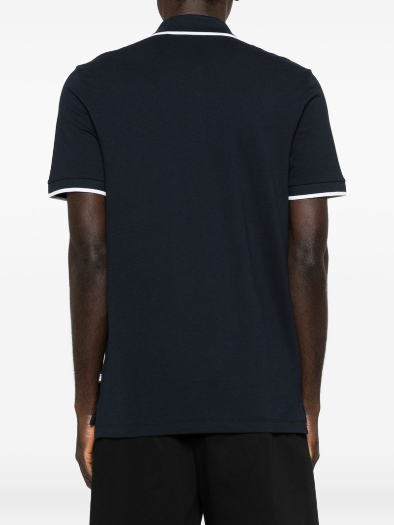 tipped short-sleeve polo shirt 4