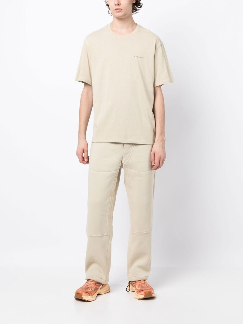 BUSCEMI Metal-Logo cotton T-shirt outlook