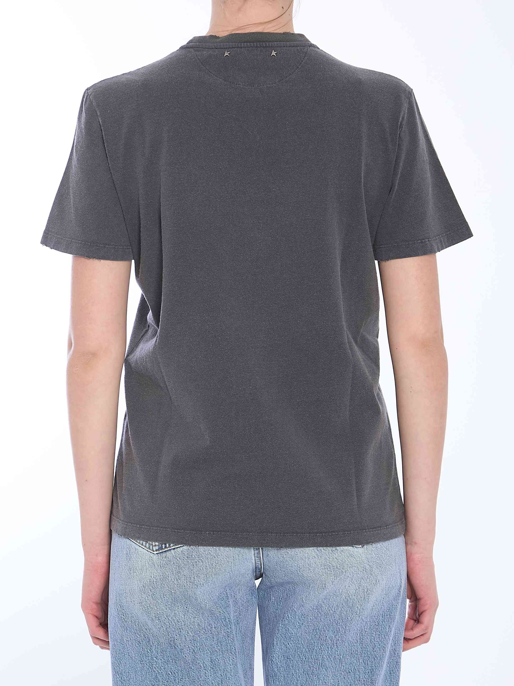 Golden Goose Women Distressed T-Shirt - 4