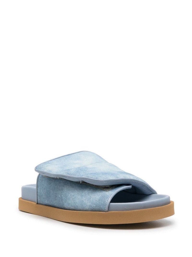 GIABORGHINI camouflage-print padded slides outlook