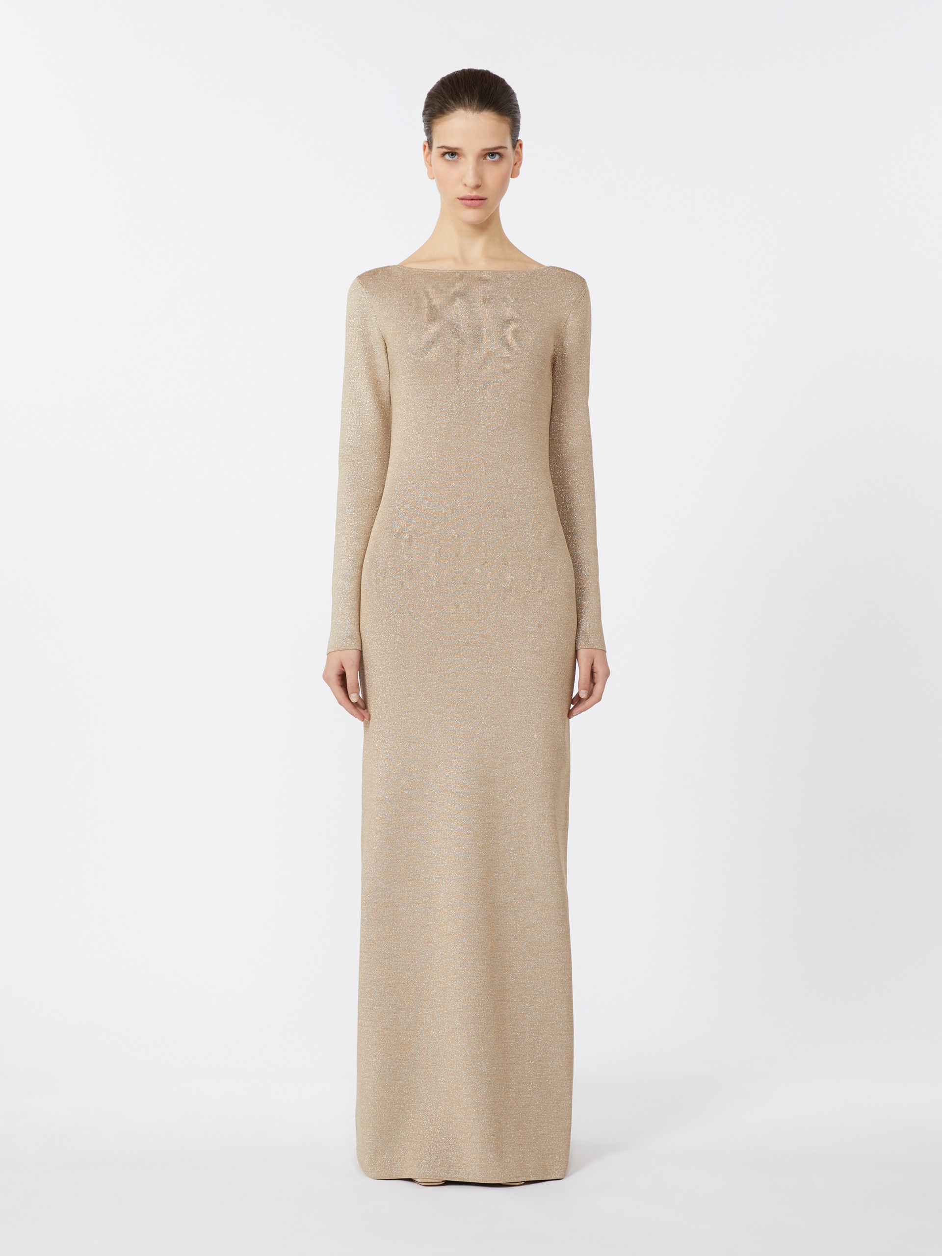 BRACCO Viscose and lurex slim-fit dress - 3