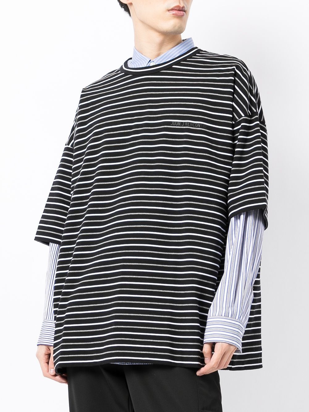 horizontal-stripe T-shirt - 4