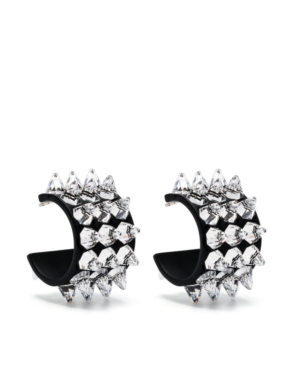 Karma spike-embellished earrings - 2