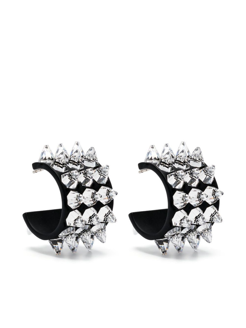 Amina Muaddi Karma spike-embellished earrings outlook