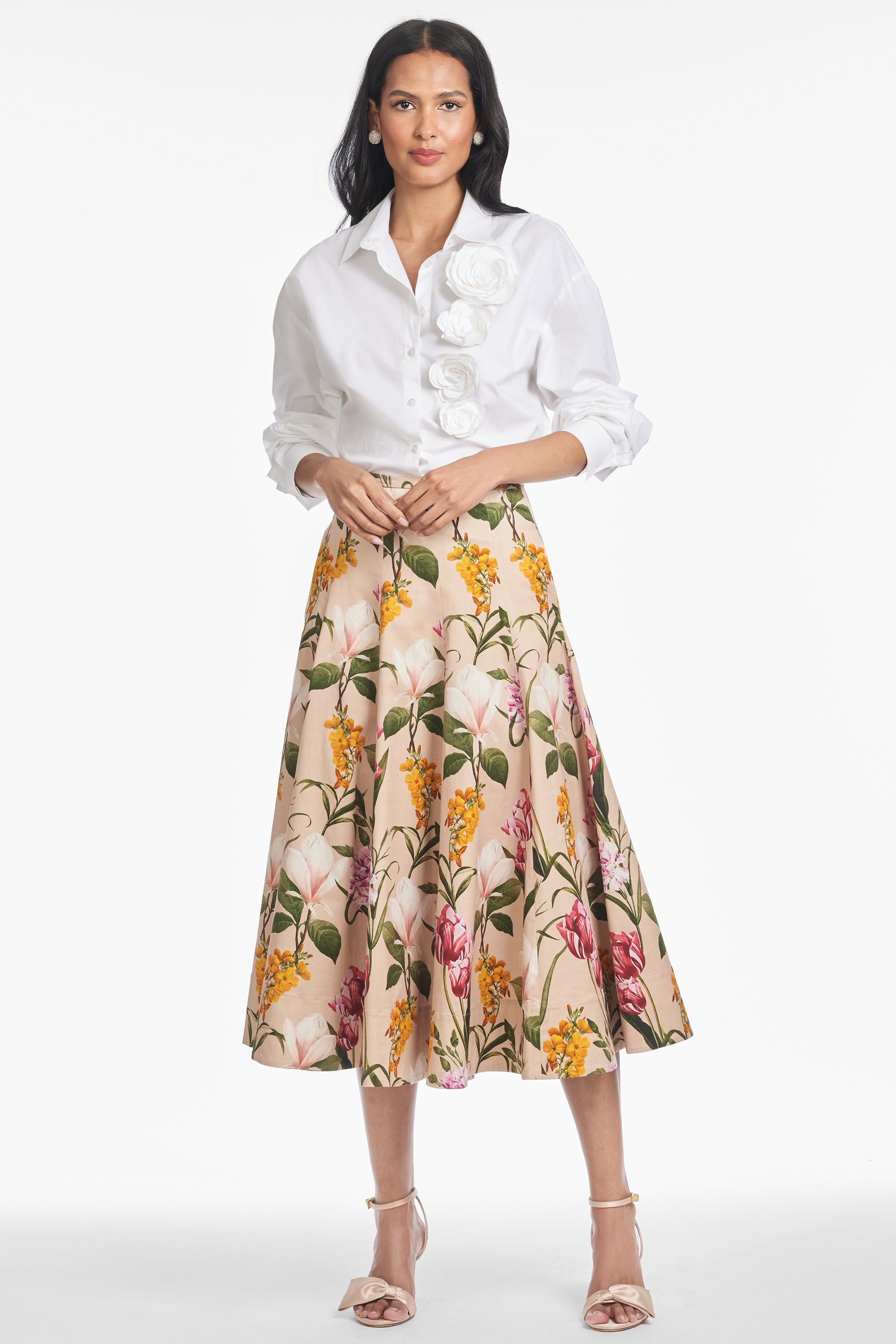 TRIXIE SKIRT - FRENCH BRISTRE BLOSSOMS - 3
