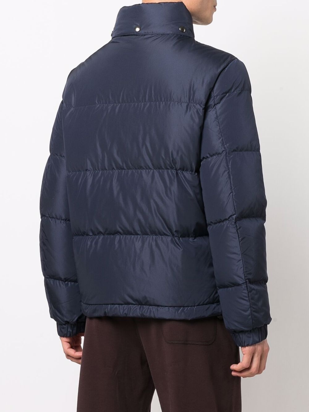 press-stud puffer jacket - 4