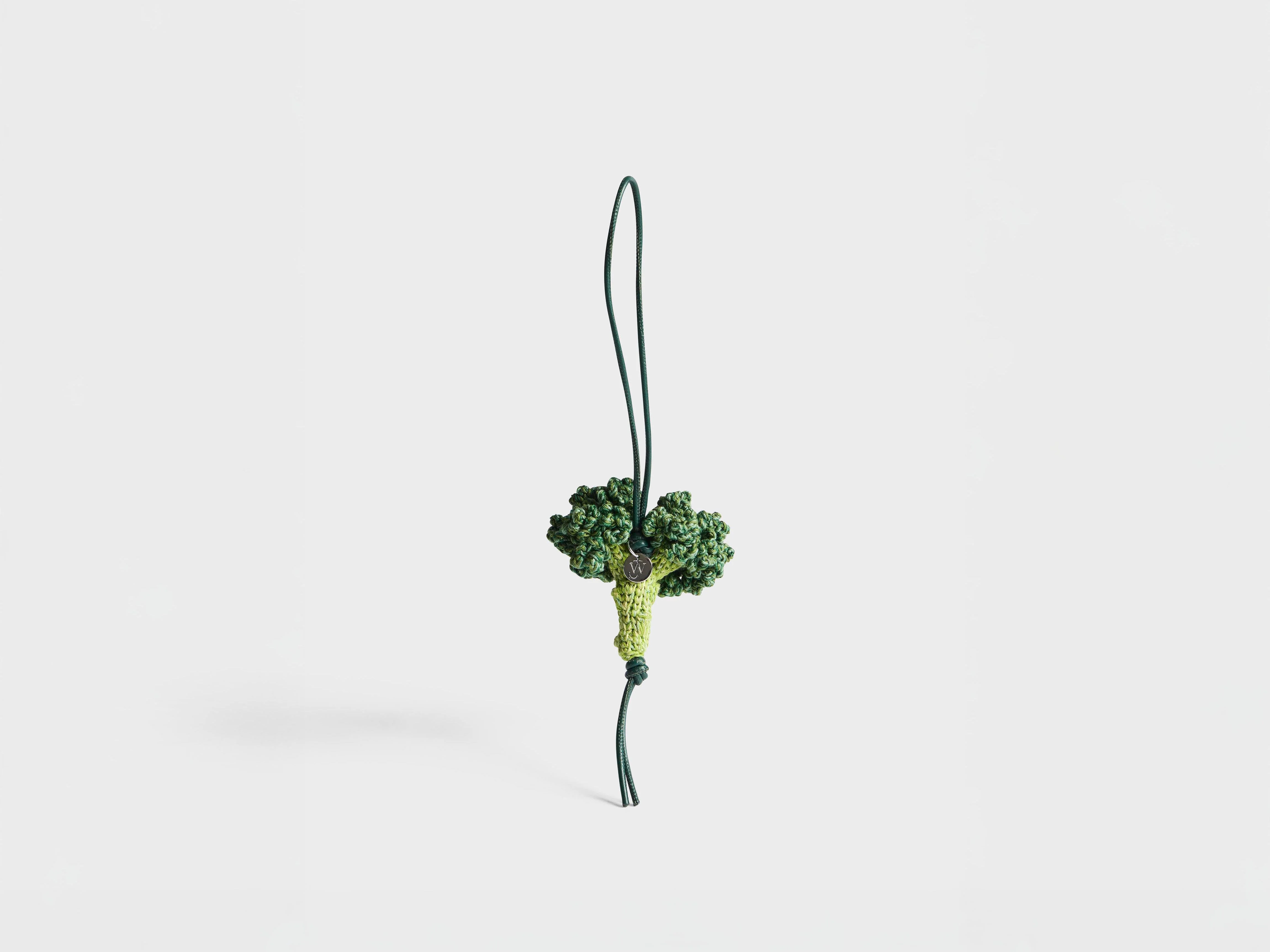 HAND-CROCHETED BROCCOLI CHARM - 1