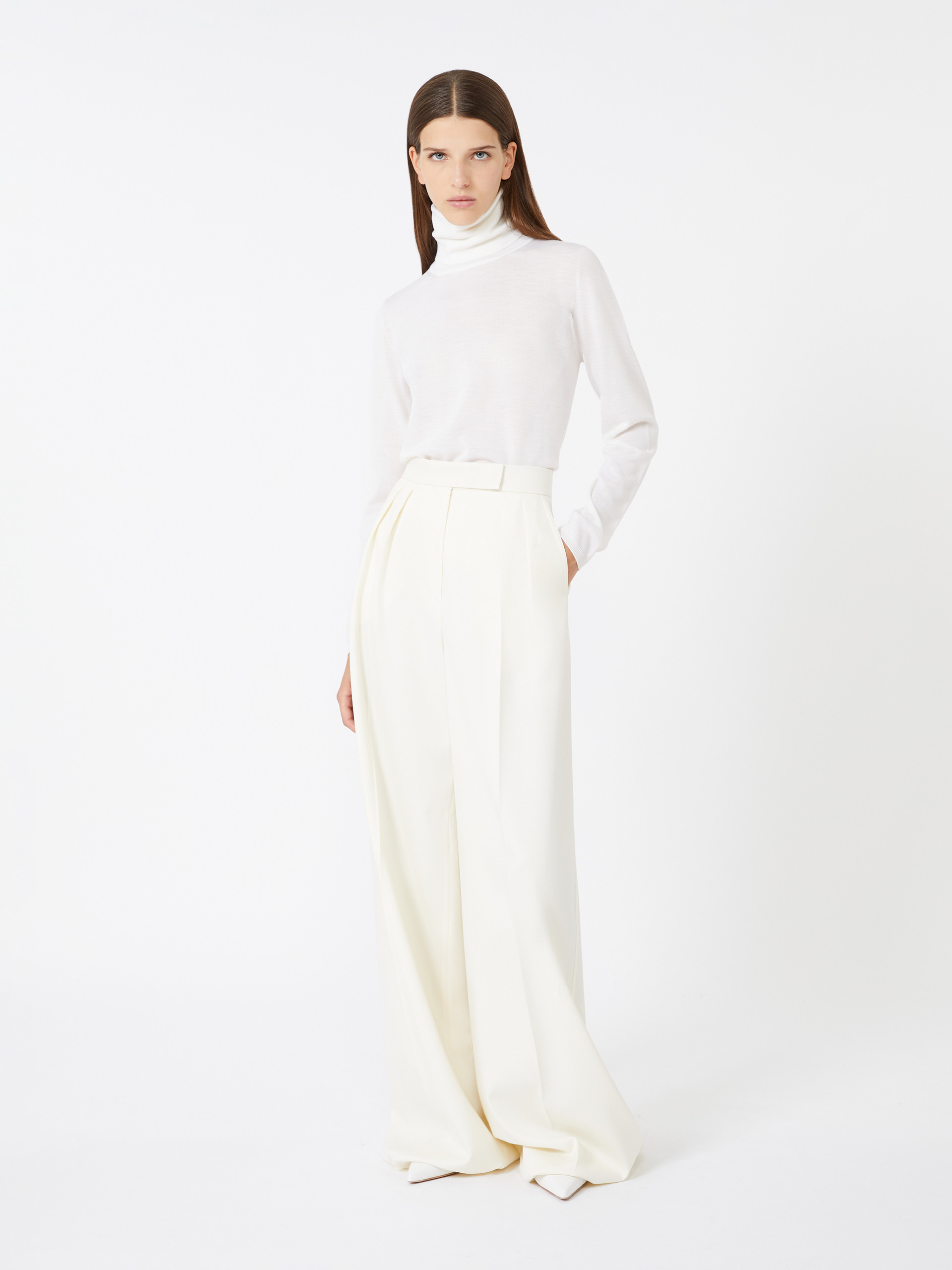 SALUTO Wool knit turtleneck jumper - 2