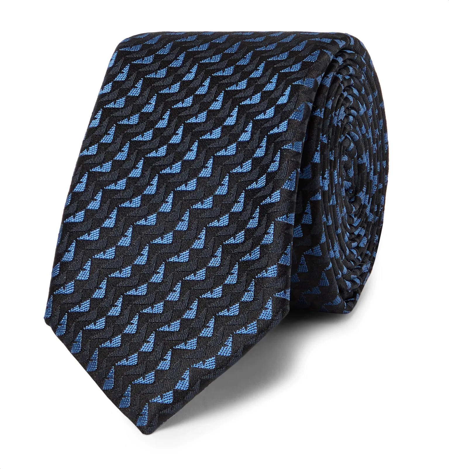 5.5cm Silk-Jacquard Tie - 1