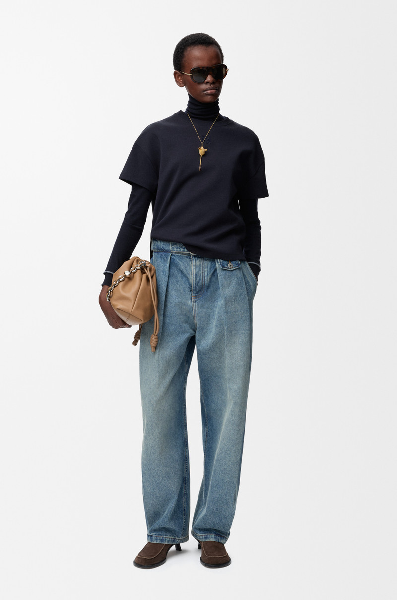 Loewe Asymmetric t-shirt in cotton blend outlook