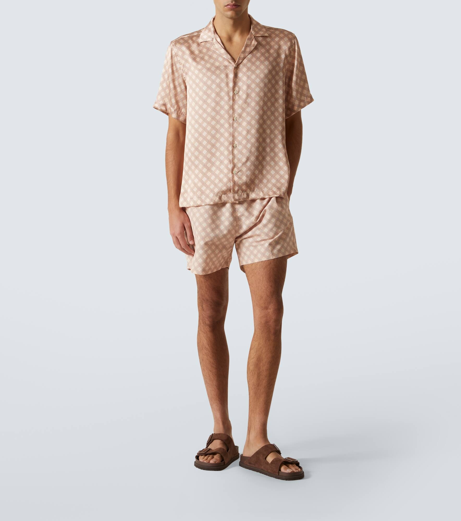 Roberto printed silk bowling shirt - 2