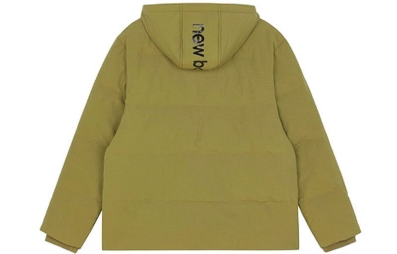 New Balance New Balance Logo Hooded Jacket 'Olive Green' AMJ13331-OV outlook