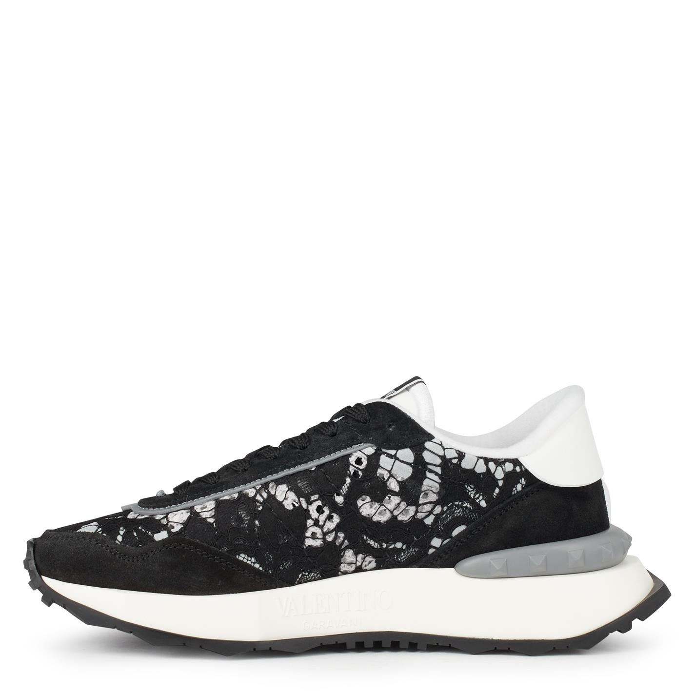 LACE AND MESH LACERUNNER TRAINERS - 2