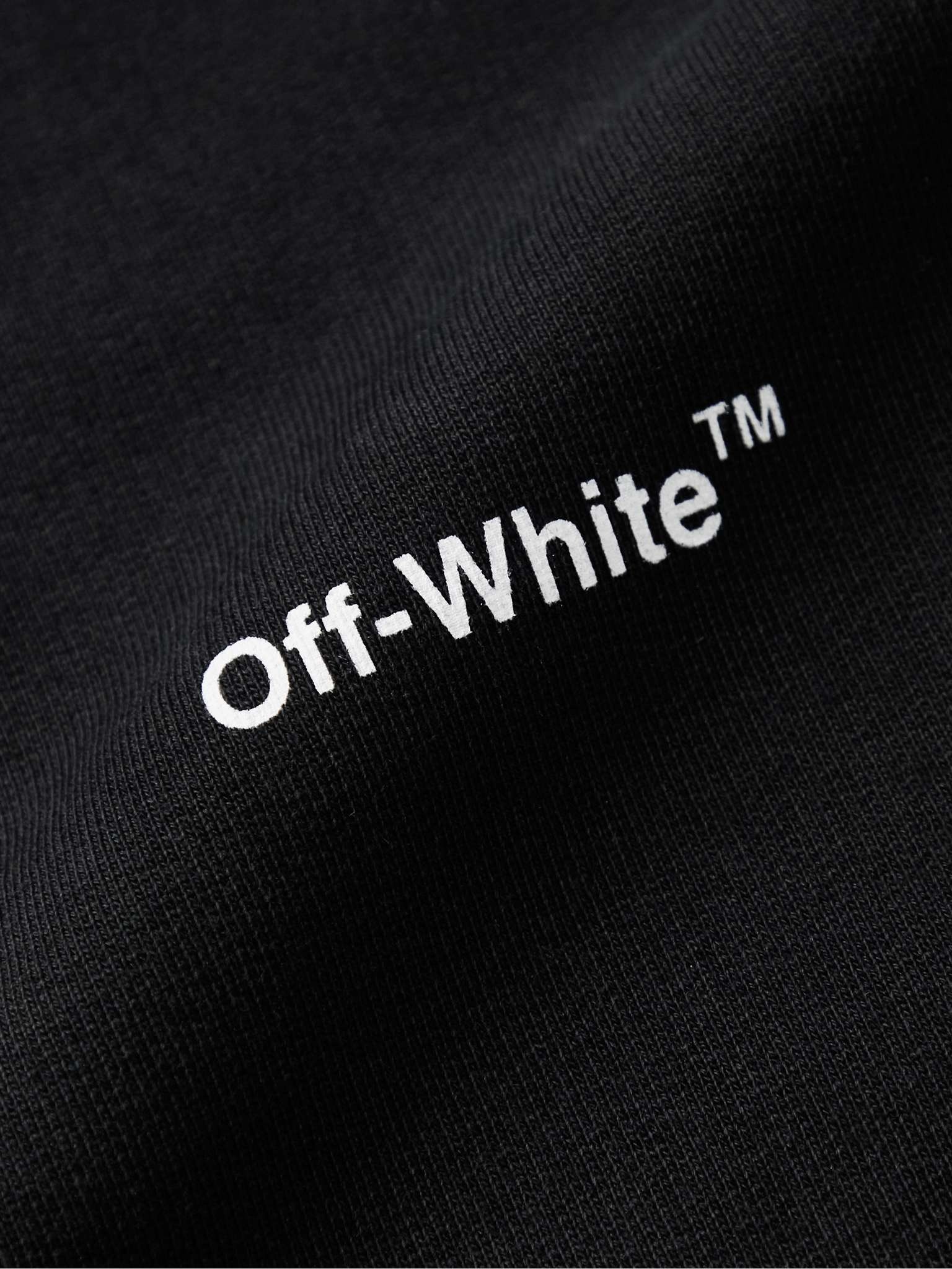 Logo-Print Cotton-Jersey Hodie - 3